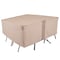 Modern Leisure Monterey Rect/Oval Patio Table & Chair Set Cover, 1 in. L x 7 in. W x 35 in. H, Beige 2946 - alternate 1